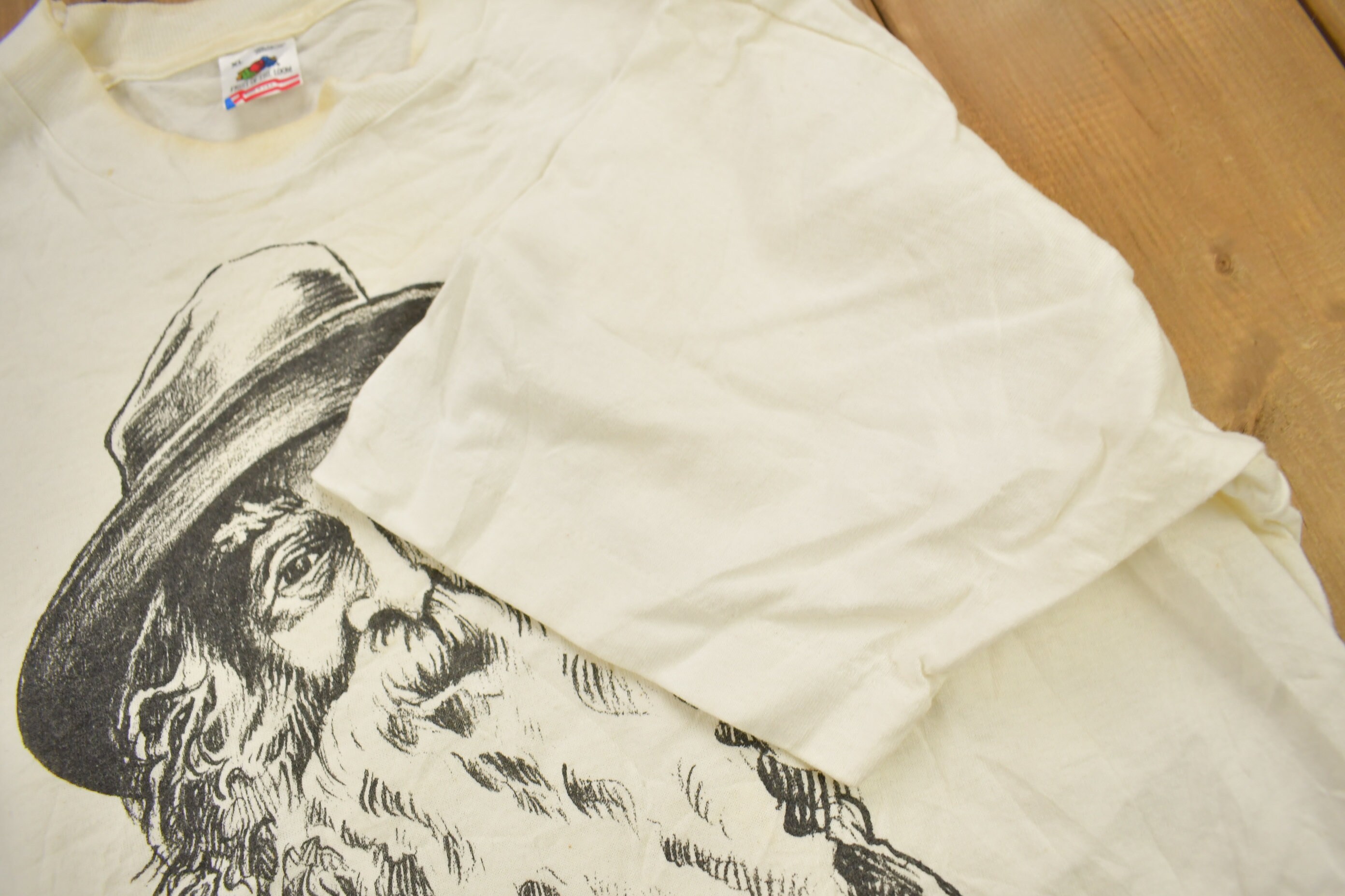 90s USA製 Walt Whitman 偉人 vintage T-shirt Vintage 1990s Walt Whitman Graphic T Shirt / Vintage T Shirt