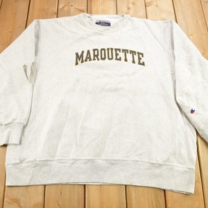 Vintage 1990s Marquette University Champion Reverse Weave Crewneck Sweatshirt / Vintage Champion / Streetwear / Reverse Weave