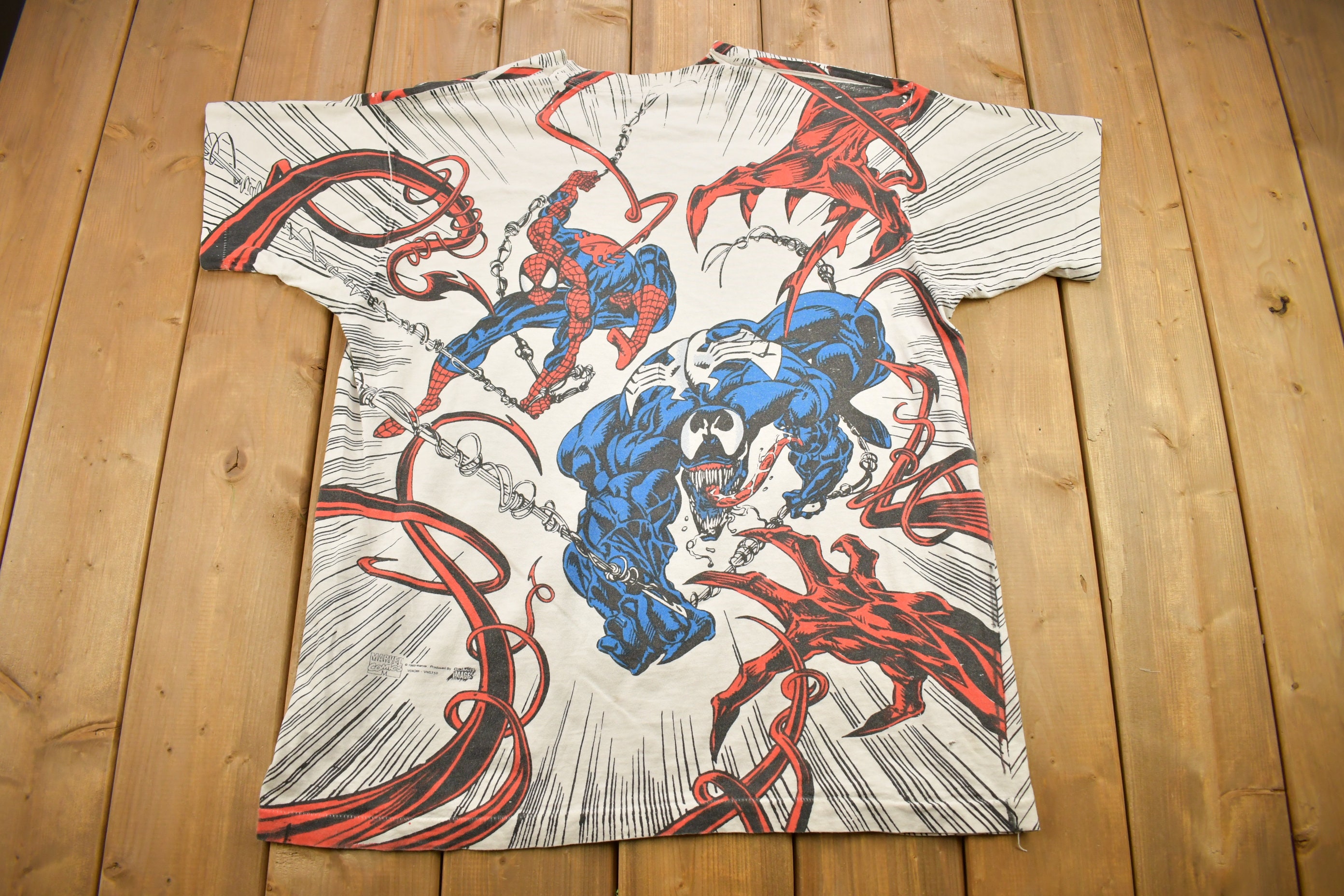 Vintage 1993 Spiderman Vs Venom Vs Carnage MARVEL Comics Mega  