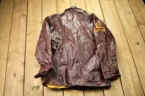 Vintage 1940s Samsonite Horsehide Varsity Jacket … - image 2