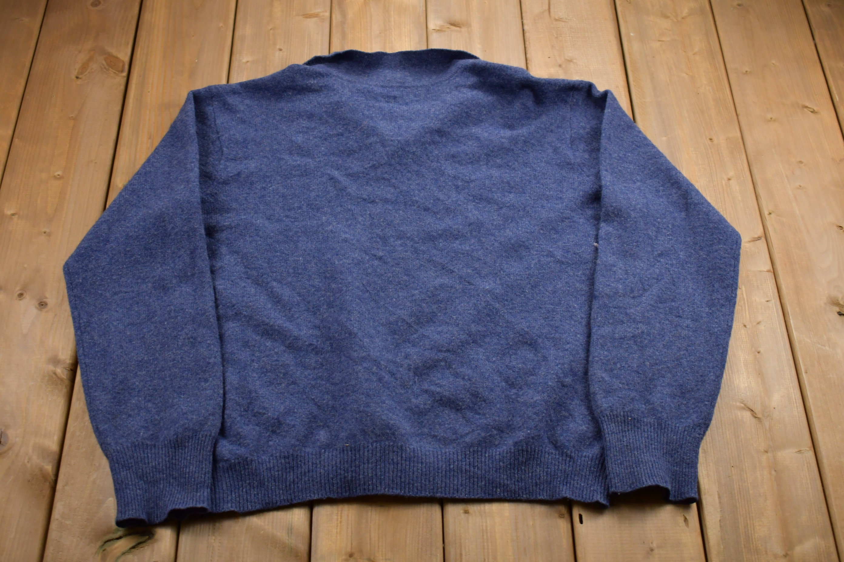 Vintage 1990s Polo Ralph Lauren Lambswool Knitted Sweater 