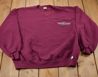 Vintage 1990s Russell Athletics Made In USA Crewneck Sweatshirt / 90s Crewneck / Souvenir / Athleisure / Streetwear / Travel And Tourism