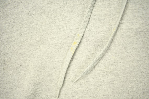 Vintage 1990s Grey Champion Small Logo Hoodie / V… - image 5