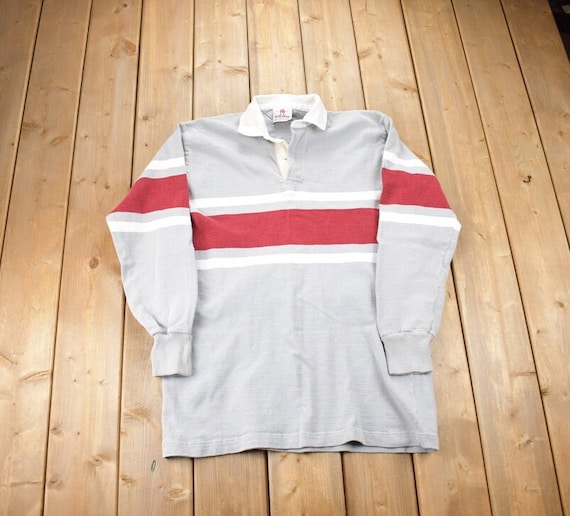 Vintage 1990s Barbarian Color Block Rugby Sweatshirt
