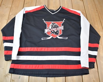 Vintage 1990s Harlem Embroidered Hockey Jersey Size XL