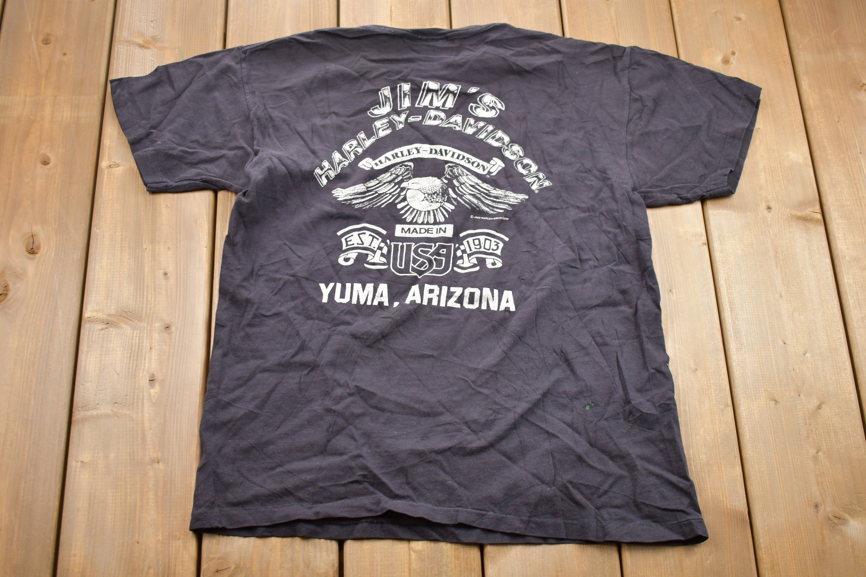 Vintage 1982 Harley Davidson Jack Daniels Graphic T-shirt Vintage 1982 Harley Davidson Jack Daniels Graphic T-shirt