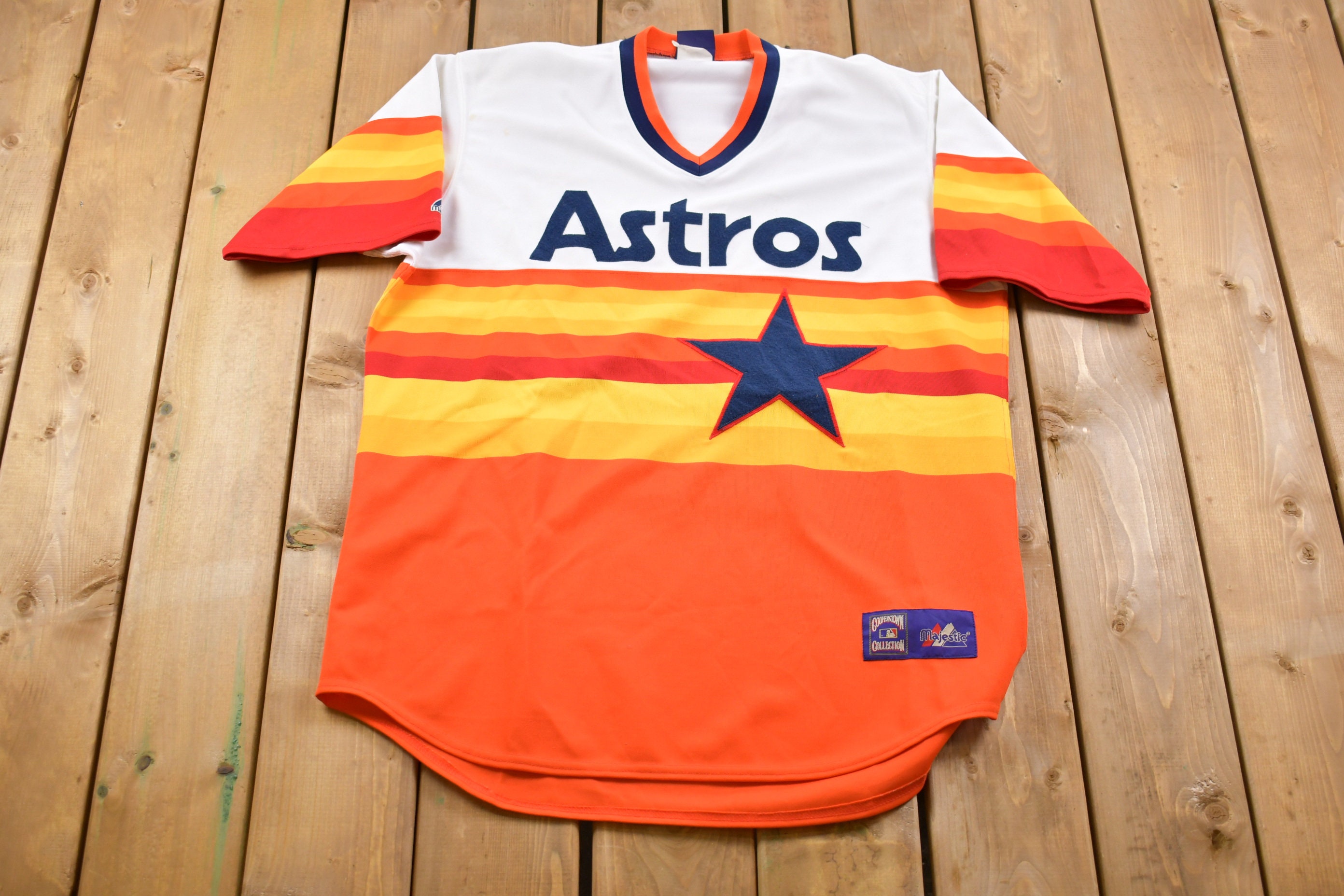 Jose Altuve Signed Houston Astros MLB Style Throwback Jersey (JSA