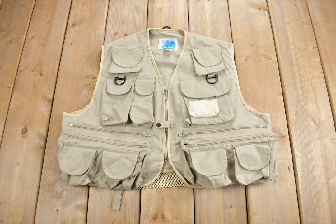 Vintage 1990s Lake N Trail Utility Tactical Fishing Vest / Authentic  Outdoor Gear / Streetwear / Hiking / Fishing Vest / Hunting Vest -   Canada