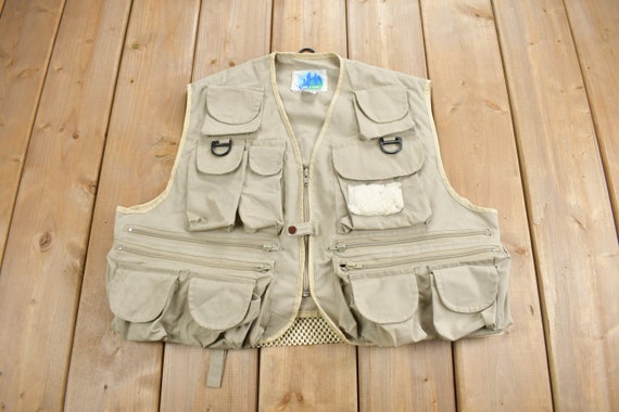 Vintage 1990s Lake N Trail Utility Tactical Fishing Vest