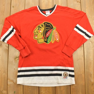 Vintage 1990s Chicago Blackhawks NHL Hockey Jersey / Sportswear / NHL Fan Gear / Athleisure / Throwback / Retro / Streetwear / Chicago