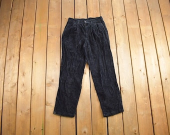 Vintage 1990s Claiborne Corduroy Pants Size 31x30 / American Vintage / Streetwear Fashion / Vintage Pants