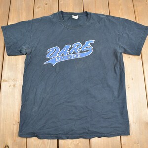 Vintage 1990s D.A.R.E. All Star Graphic T Shirt / Streetwear / Graphic Tee / 90s Dare Shirt