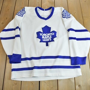 Vintage 1990s Toronto Maple Leafs NHL Hockey Jersey / Sportswear / Leafs Jersey / Athleisure / CCM / Embroidered / Made In Canada