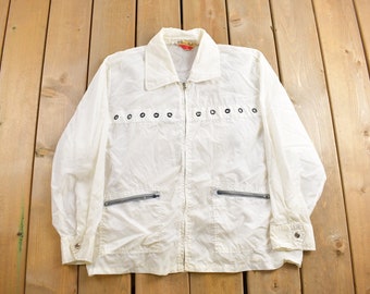 Vintage Triton Hall windjack jaren 80 / atletische lente zomer / True Vintage / Streetwear / nylon jack jaren 80 / 70