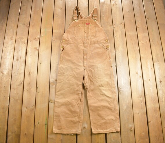 Vintage 1990s Dickies Canvas Overalls / Vintage O… - image 4
