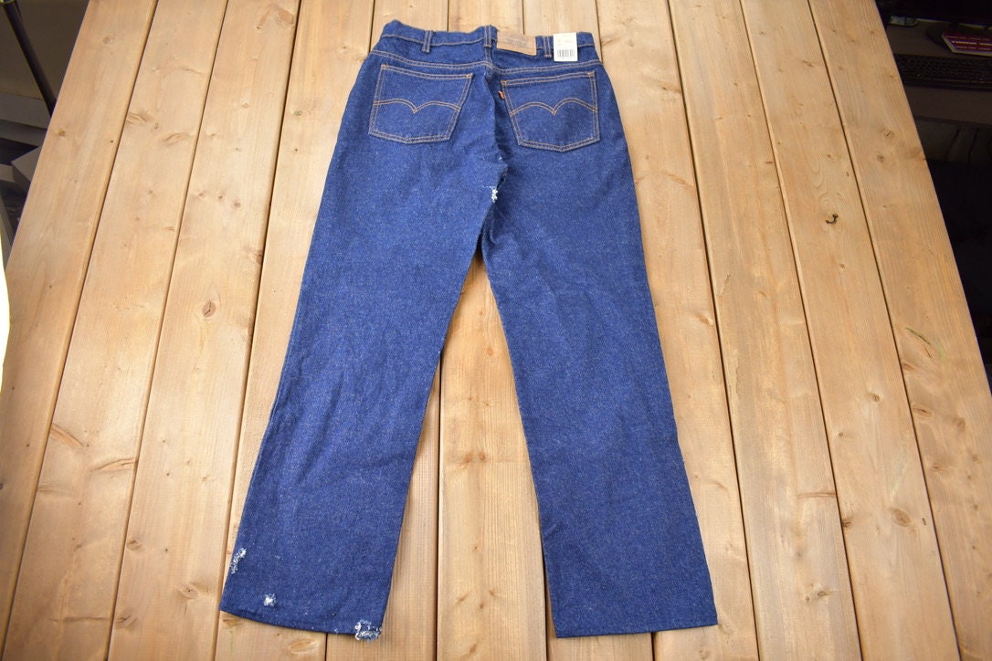 vintage an・an no.32 Vintage 1970s Deadstock Levi's 619 Orange Tab Jeans Size 32 X 32