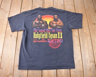 Vintage 1995 Riddick Bowe Vs. Evander Holyfield Boxing T-shirt - Etsy