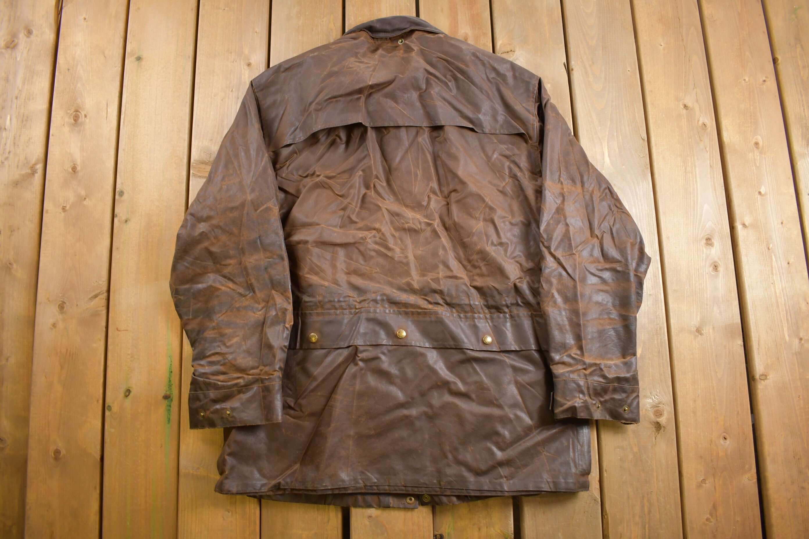 Vintage 1980s Koolah Leather Hunting Jacket / Leather Jacket