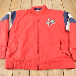 Vintage 1990s Iowa State Cyclones Collegiate Nickel-Blume Jacke mit Logo 7 Größe L