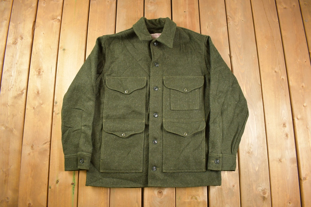 Vintage 1980s Filson Mackinaw Wool Cruiser Jacket 100% Wool Vintage 1980s Filson Mackinaw Wool Cruiser Jacket 100% Wool