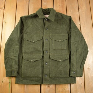 Vintage 1980s Filson Mackinaw Wool Cruiser Jacket 100% Wool Jacket / Outdoorsman / Made In USA / Chore Coat / Hunting Jacket