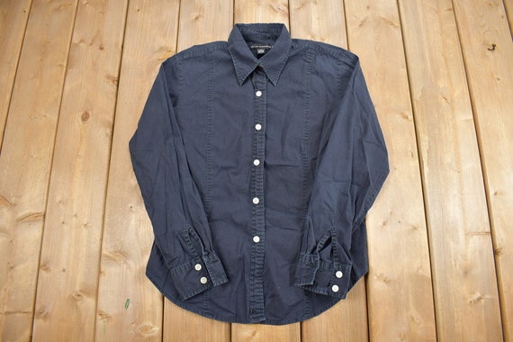 Vintage 1990s Blank Club Monaco Button up Shirt / 1990s Button up / Vintage  Flannel / Basic Button Up - Etsy