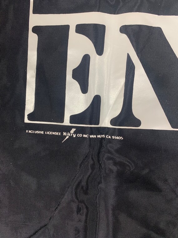 Vintage 1990 Public Enemy Screen Printed Polyester Banner Dead