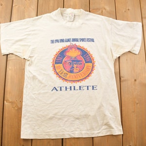 Vintage 1996 Iowa Games Annual Sports Festival Graphic T Shirt / Vintage T Shirt / Streetwear / Graphic Tee / Single Stitch / Made In USA