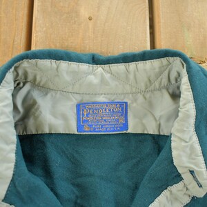 Vintage 1980s Pendleton Wool Flannel Button Up Shirt Men's XL / 80s Button Up / Vintage Pendleton / True Vintage / Outdoors / Elbow Patch image 4