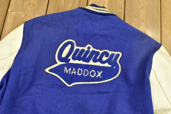 Vintage 80s / 90s / Quincy Maddox Leather Delong … - image 3