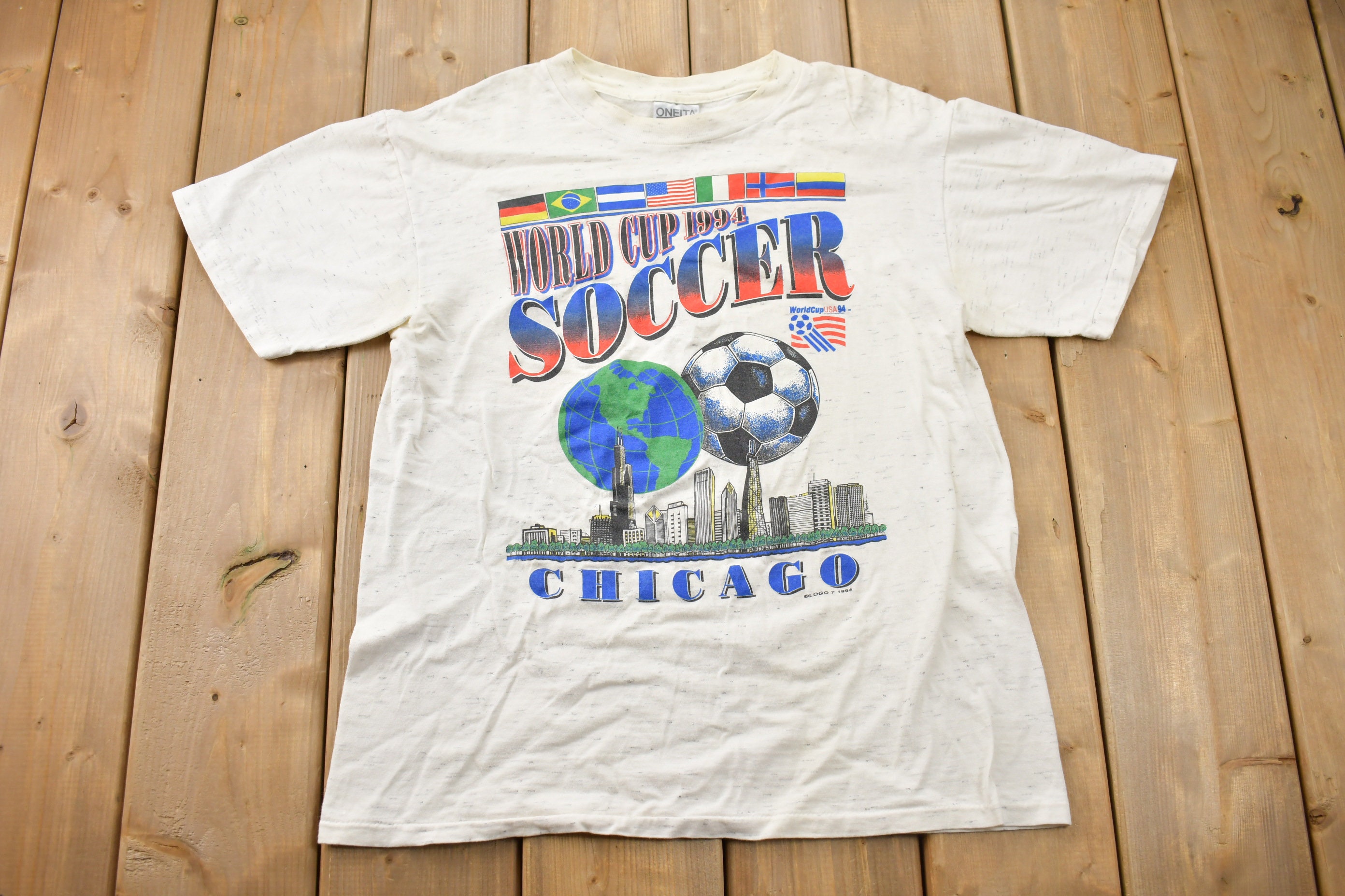 94ワールドカップアメリカ大会　ヴィンテージTシャツ 90s 【94年 W杯】 ワールドカップ アメリカ大会 Tシャツ size.L