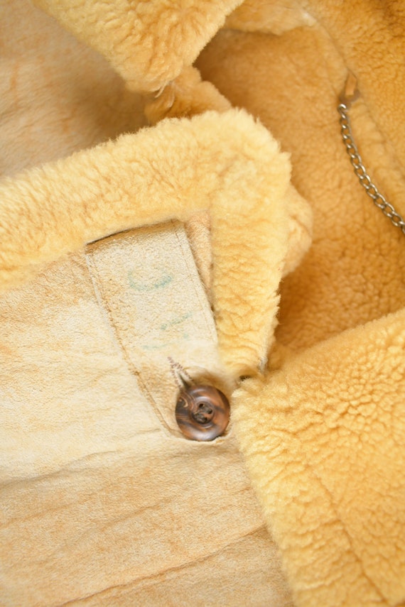 Vintage 1970s Sears The Mens Store Shearling Jack… - image 6