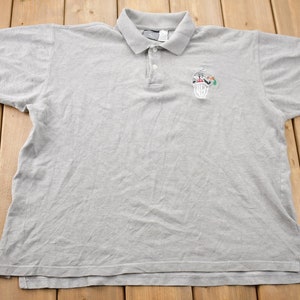 ヴィンテージ 1993 バッグス・バニー キャロット ゴルフ ポロ 刺繍 Tシャツ / シングルステッチ / ワーナーブラザーズ / バッグス・バニー / SSI / タズ / ルーニー・テューンズ