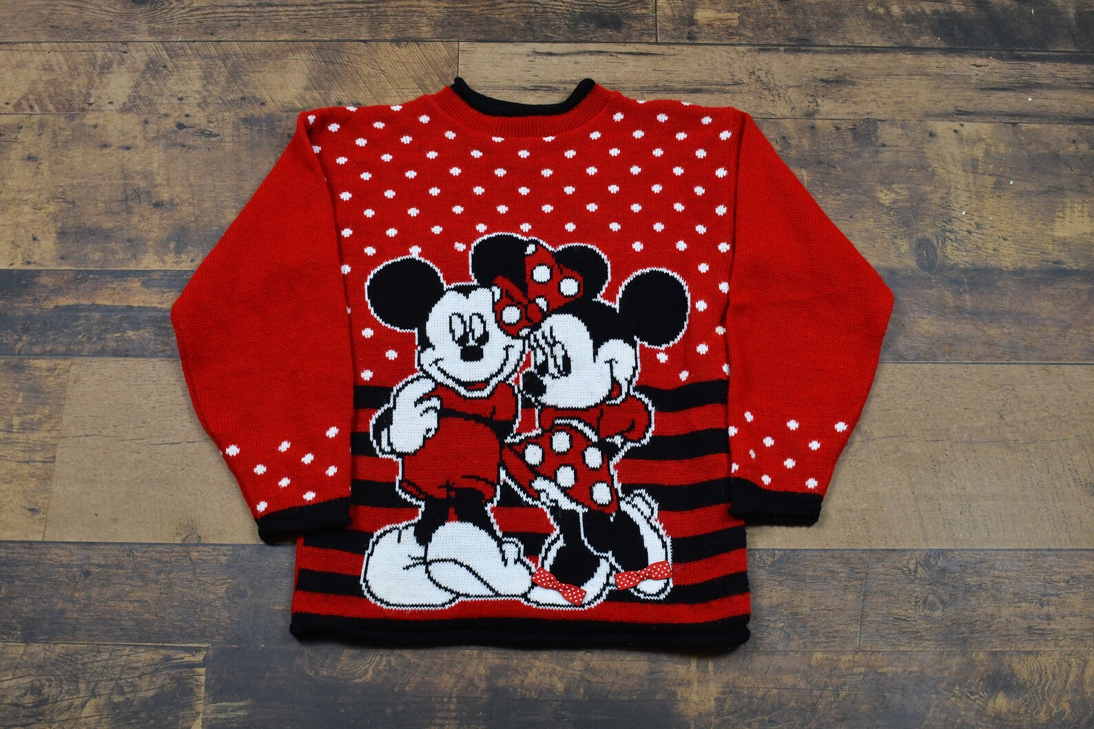 Vintage Disney Cartoon Knitted Sweater / 90s Crewneck / Etsy