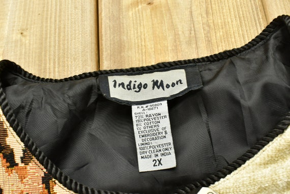 Vintage 1990s Patchwork Button Up Abstract Graphi… - image 6