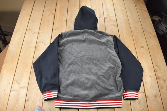 PHAT FARM スウェット Mens XXL Phat Farm Hoodie Sweatshirt Beige Embroidered Zipup