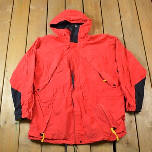 Vintage 1990s Red Windbreaker Jacket