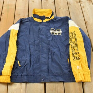 University of Michigan Wolverines Starter Jacket - Etsy