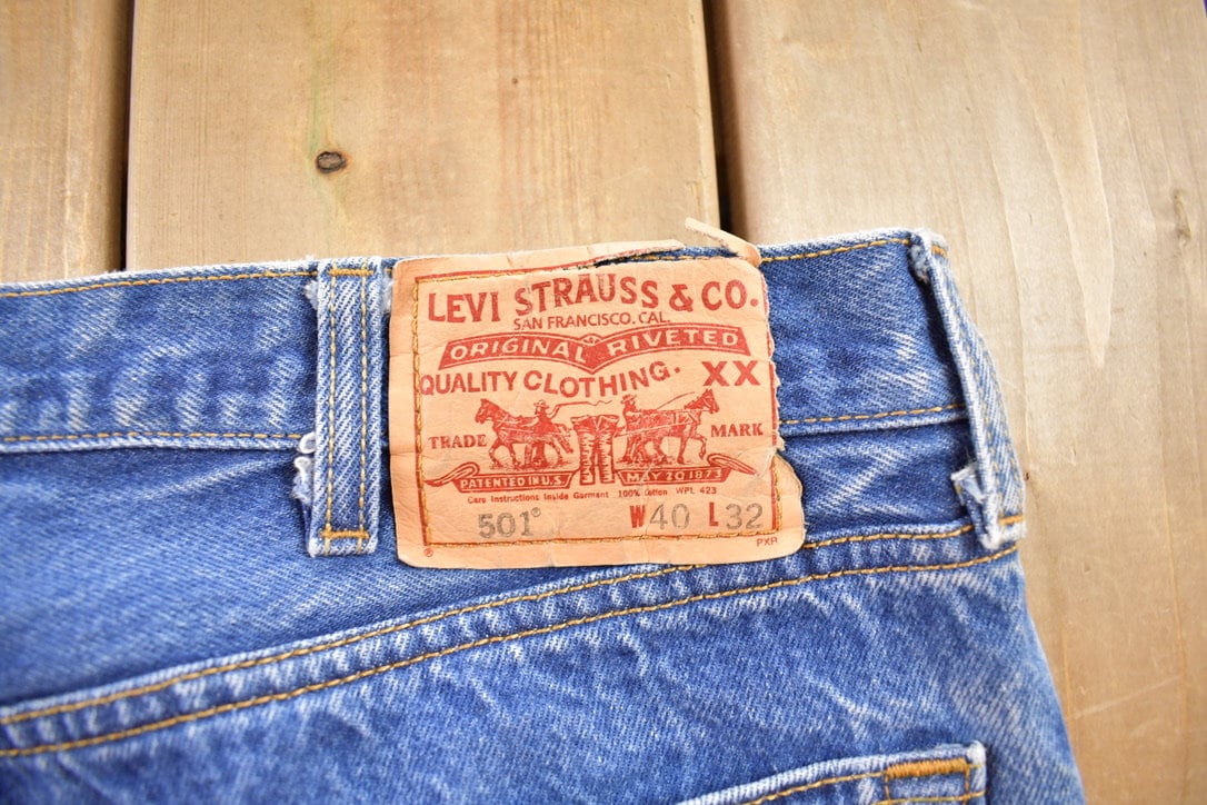パンツ 1990s 501 MADE IN USA W40 L32 BIG SIZE Vintage 1990s Levi's 501 Jeans Size 40x32 / Vintage Denim