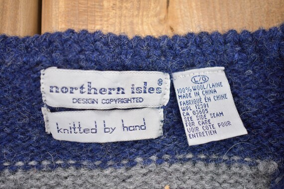 Vintage Knitted Northern Isles Sweater / Vintage … - image 4