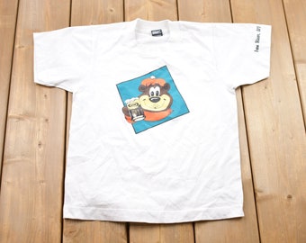 Vintage 1990s Kids A&W Iron River Wisconsin Graphic T-shirt