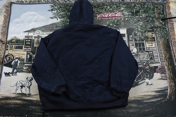 Vintage 1990s Carhartt Full Zip Hooded Workwear Jacket