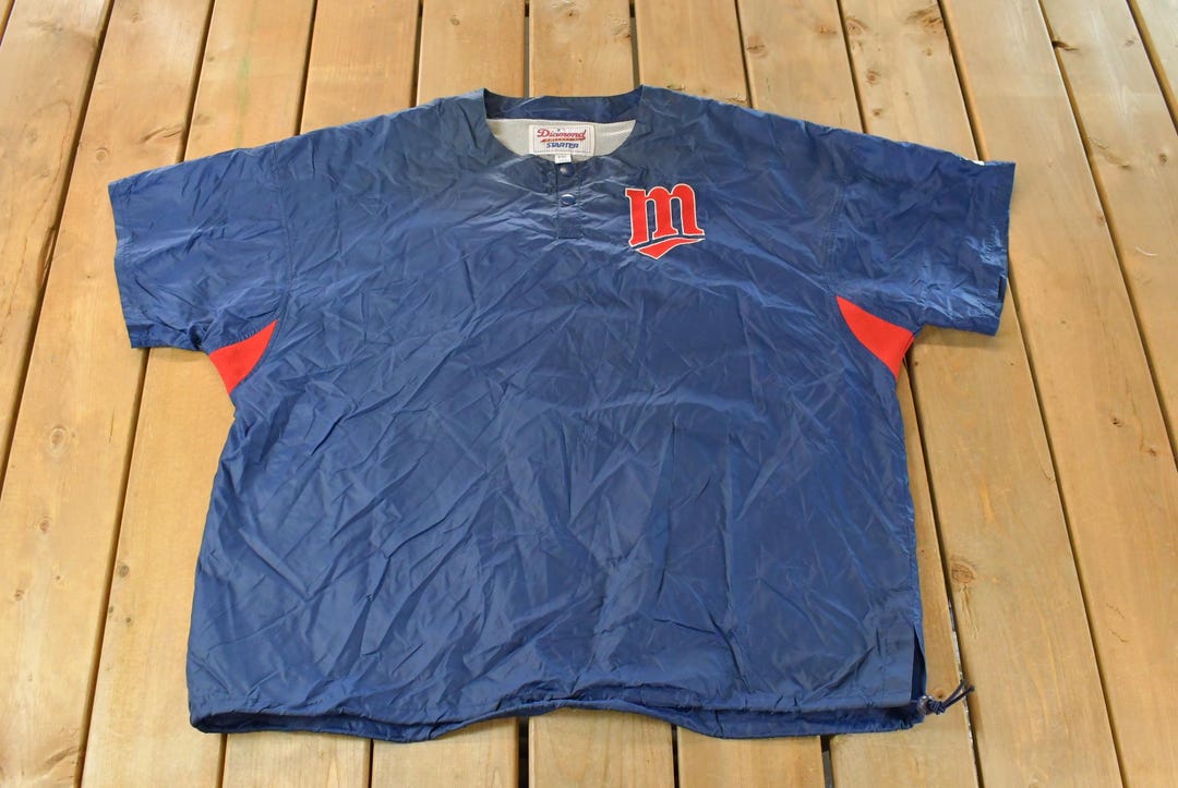 Vintage 1990s Minnesota Twins Starter MLB Batting Cage Pullover