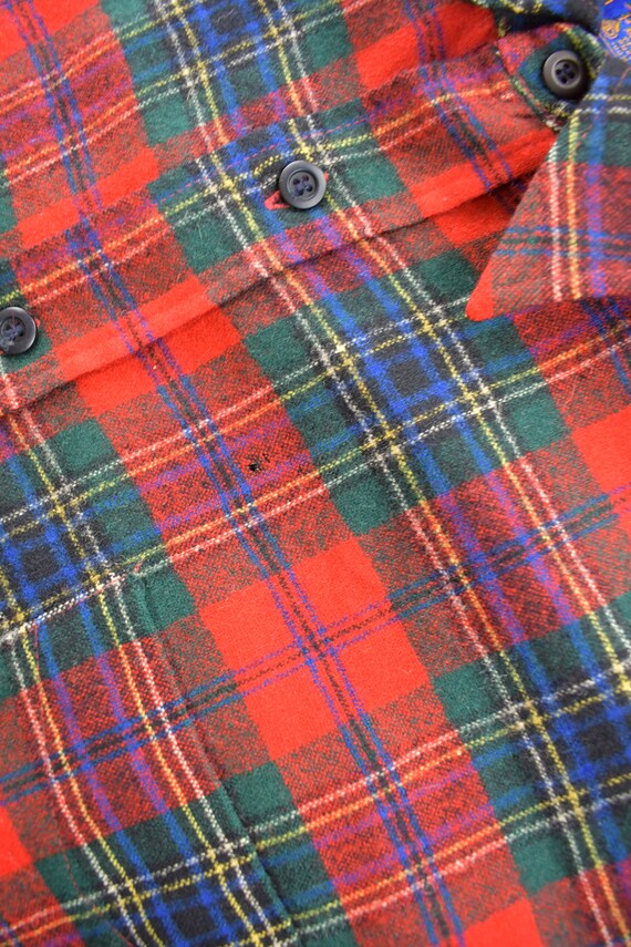 Vintage 1970s Country Traditionals Pendleton Plaid Button Up Board Shirt / 100% Virgin Wool / Outdoor / Made In USA / Flannel View 4
