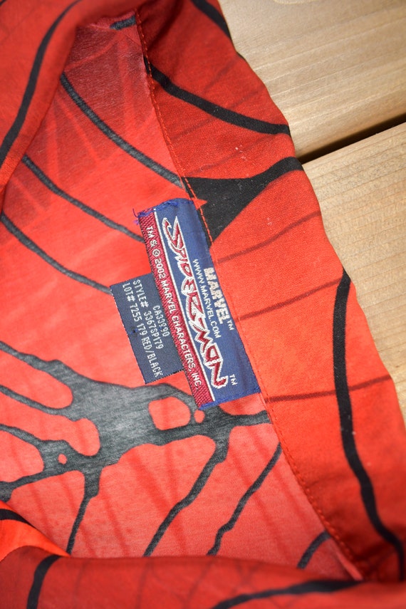 Vintage 2002 Spiderman Marvel Comics All Over Pri… - image 4