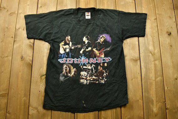 Vintage 1999 Journey Summer Tour Band T shirt Made in USA 90s T shirt Music Promo Premium Vintage Journey Band Etsy