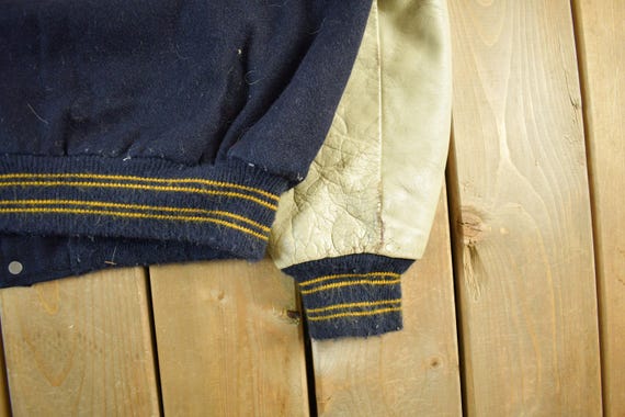 Vintage 1984 Butwin Hy-landers Collegiate Wool Leather Varsity 