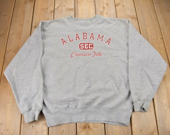 Vintage 1990s University of Alabama Crimson Tide Collegiate Nike Crewneck / Vintage Nike / NCAA Sweatshirt / Sportswear / Americana