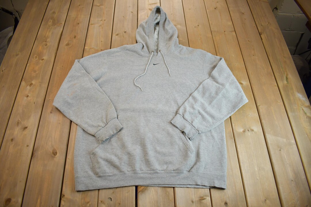 nike hoodie small swoosh in middle