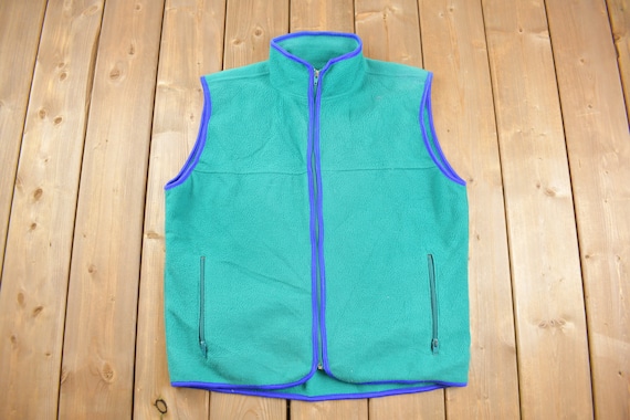 激レアVINTAGE 80S REI Co-Op Fleece Full Zip Vest Outdoor 激レアVINTAGE 80S REI Co-Op Fleece Full Zip Vest Outdoor